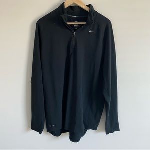 Black Nike Quarter Zip Pullover Size XL